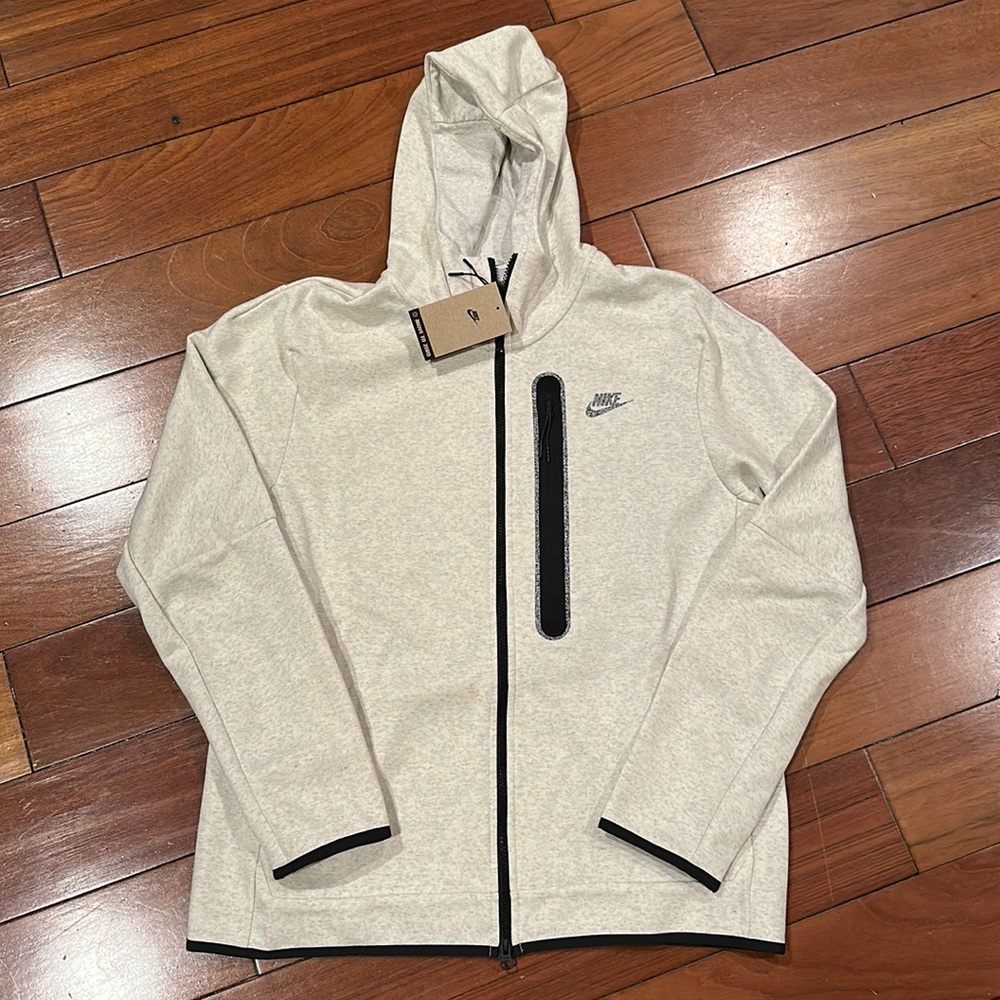 Nike Sportswear Tech Fleece Hoodie Sweater Jacket Men’s Size Large DD4688-100